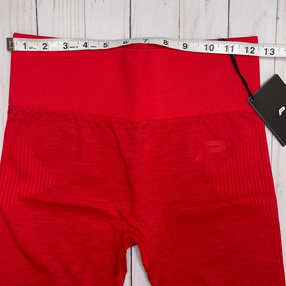 NWT. Pursue Fitness ADAPT seamless shorts.  Size MEDIUM.  Color:  Red. - Picture 3 of 11